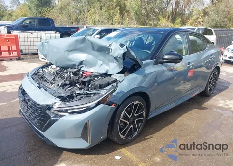 2025 Nissan Sentra Sr из США, поврежденный, VIN 3N1AB8DV0SY345947